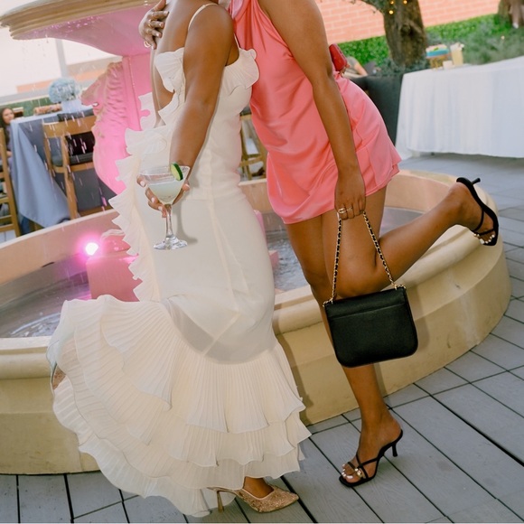 Delina Dress in Cream (DELFI, Revolve) - Picture 5 of 5